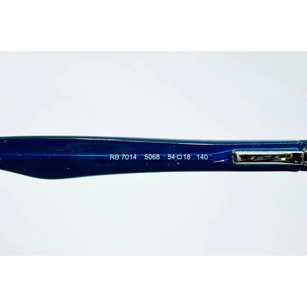 Ray-Ban Eyeglasses Frames Mens Blue RB 7014 5068 Semi-Rimless 54-18-140